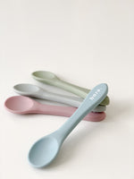 Powder Blue Silicone Spoon
