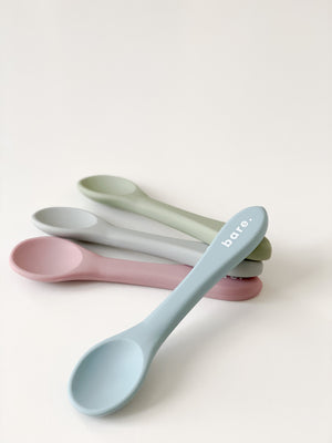 
                
                    Load image into Gallery viewer, Powder Blue Silicone Spoon
                
            