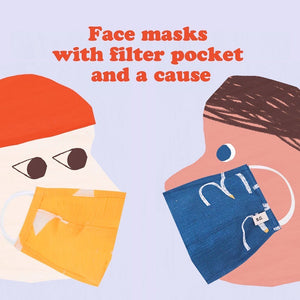 3-5 Years Stars Hygiene Face Mask (& 3 Filters)