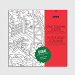 Giant Colouring Poster - Dubai by OMY