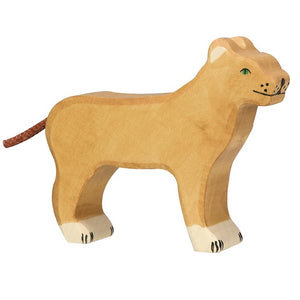 Lioness Wooden Figure