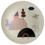 Happy Little Hills Bamboo Plate