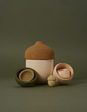 
                
                    Load image into Gallery viewer, Matryoshka Nesting Acorn Set
                
            