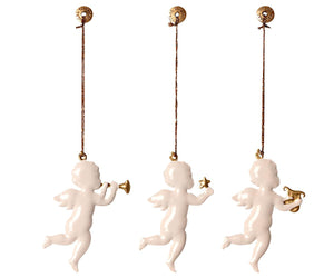 
                
                    Load image into Gallery viewer, Angel Metal Ornament Set
                
            