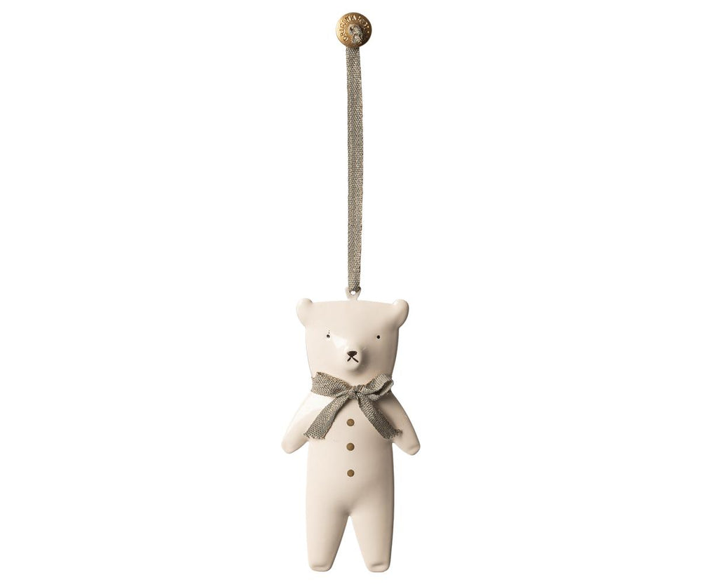 Teddy Bear Metal Ornament