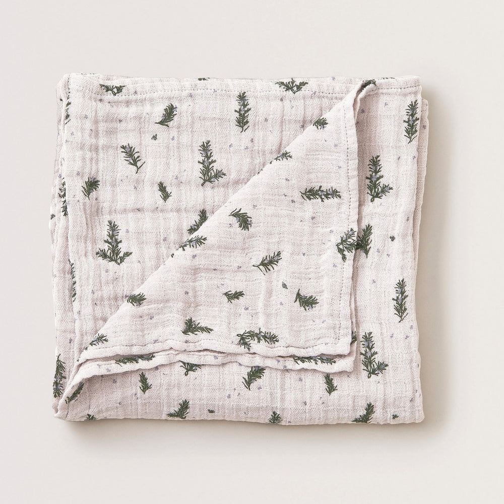 
                
                    Load image into Gallery viewer, Garbo&amp;amp;Friends Muslin Swaddle Blanket | Rosemary
                
            