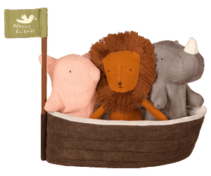 Noah's Ark with 3 Mini Animals Rattles