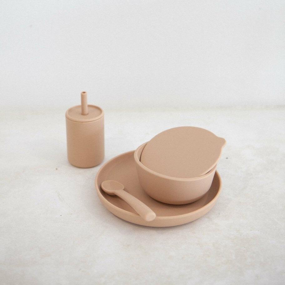 Rommer Silicone Dinner Set - Nude