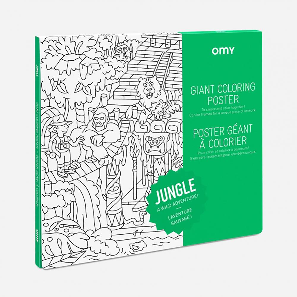 Giant Colouring Poster - Jungle by OMY