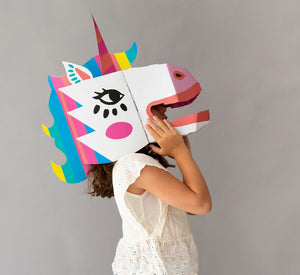 OMY Unicorn 3D Cardboard Mask