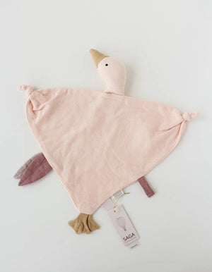 
                
                    Load image into Gallery viewer, Organic Cotton Goose Cuddle Cloth | Pale Pink
                
            