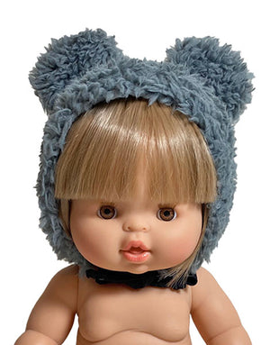 Orso Ear Cap | Charcoal Gray for Minikane x Gordis Dolls