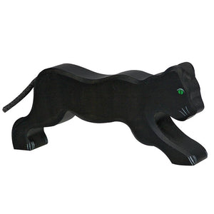 Panther Wooden Figure