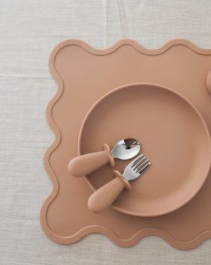 Wiggly Placemat | Nude