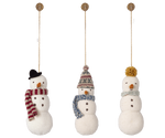 Snowman Ornament Set of 3 pcs