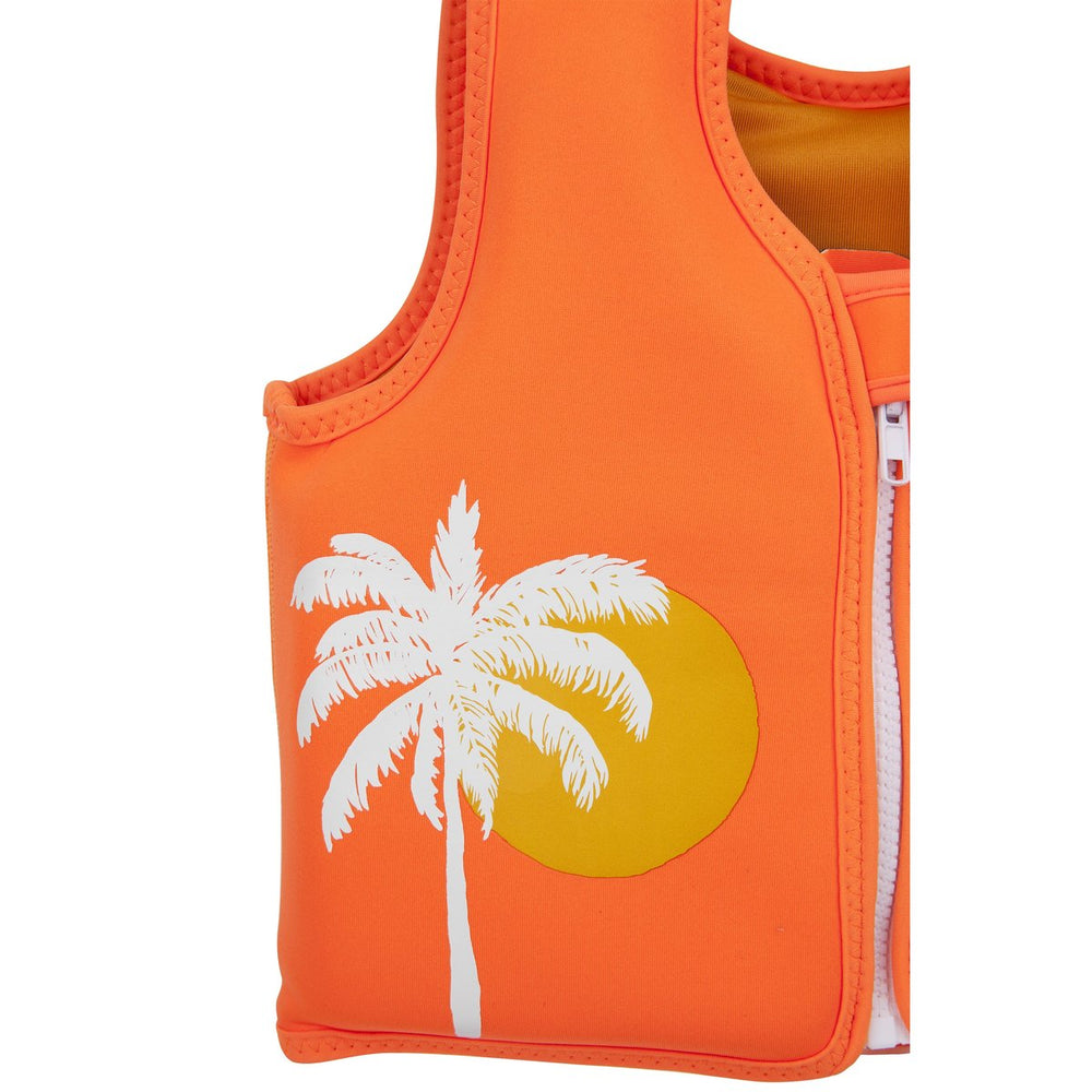 Swim Vest Desert Palms | Neon Pomelo 2-3Y
