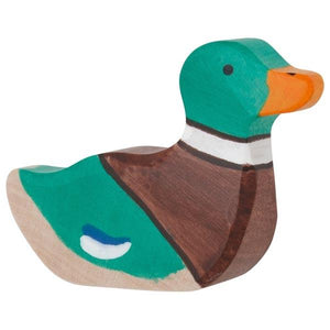 
                
                    Load image into Gallery viewer, Swimming Drake Wooden Figure
                
            