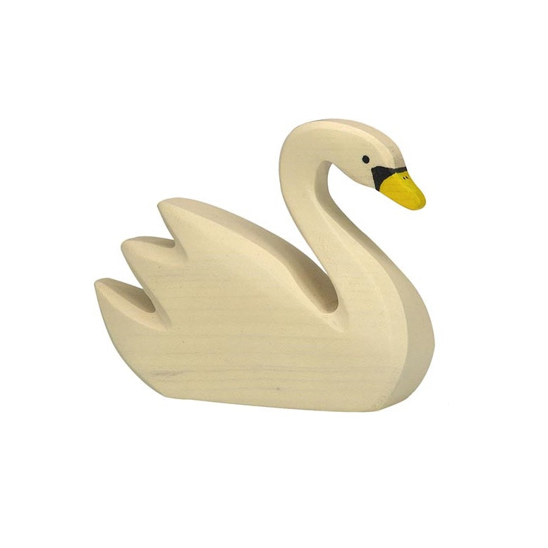 
                
                    Load image into Gallery viewer, Swimming Swan Wooden Figure
                
            