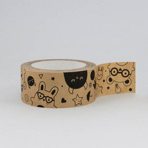 
                
                    Load image into Gallery viewer, Ricemonsters Kraft Paper Tape by Noodoll (35 metres)
                
            