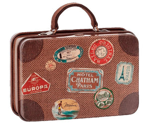 
                
                    Load image into Gallery viewer, Travel Metal Suitcase - Brown
                
            