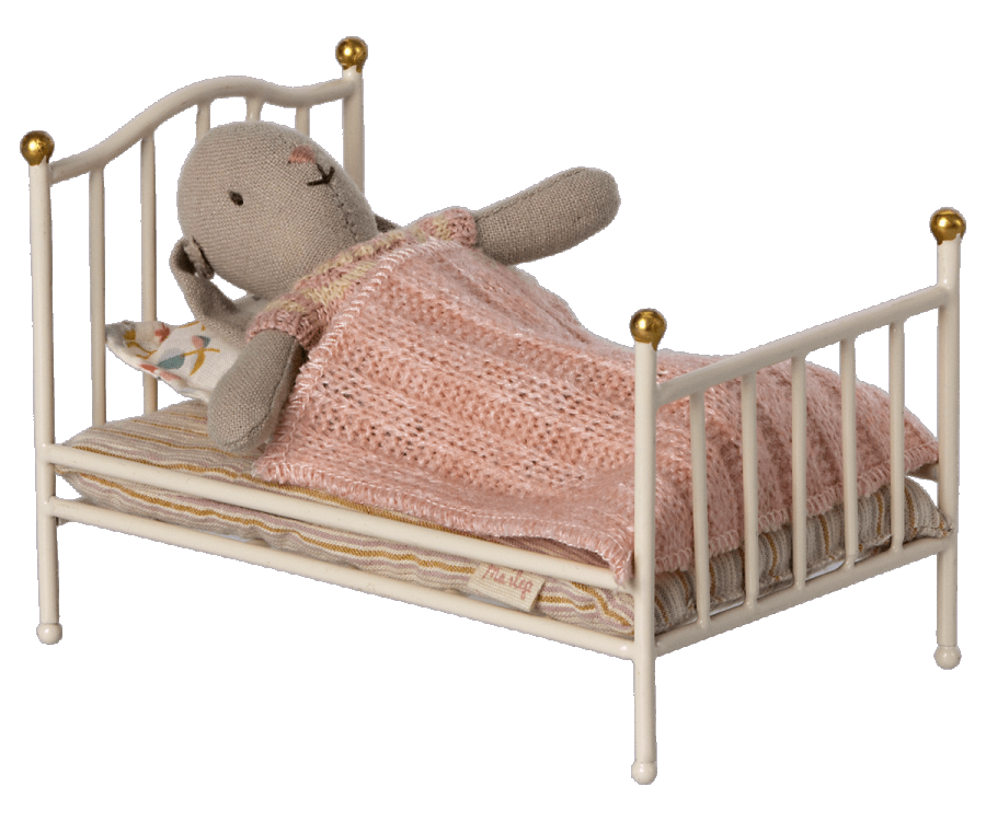 Vintage Bed, Mouse | Off White