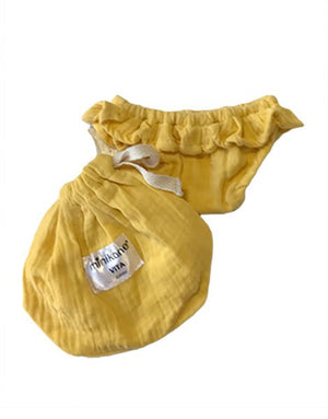 Vita Double Gauze Cotton Bikini in Sand Yellow for Gordis Dolls by Minikane