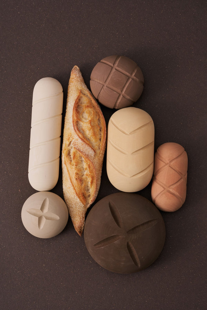 Wooden Bread Set