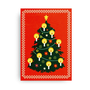 Christmas Tree Postcard by MONIMARI