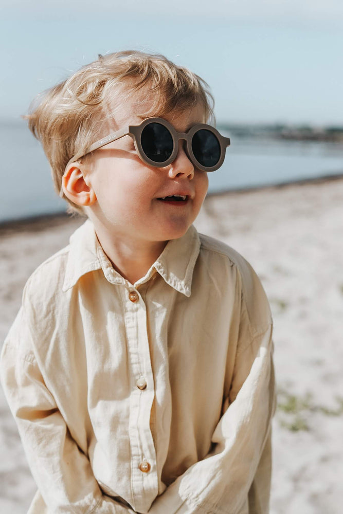 Grech & Co. Sustainable Kids Sunglasses with Matte Finish | Stone