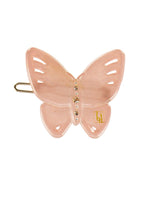 Butterfly Hair Clip in Pink by Bon Dep