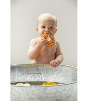 Clementino the Orange 100% Natural Rubber Teether by Oli & Carol