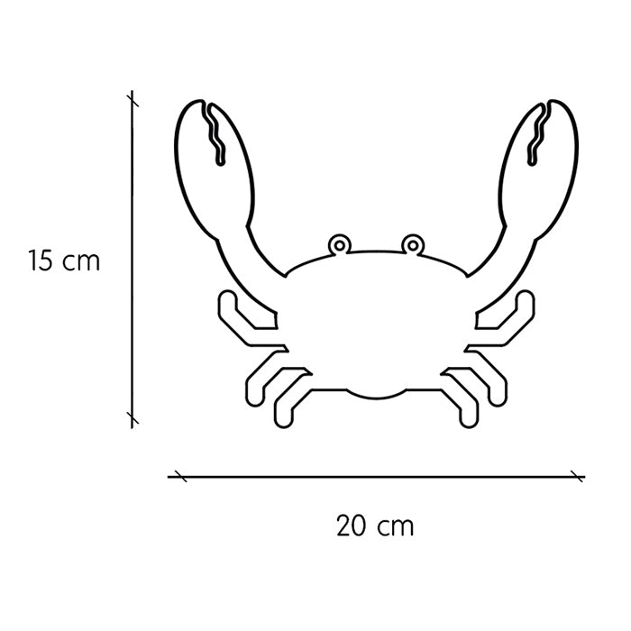 Crab Wall Hook by Tresxics