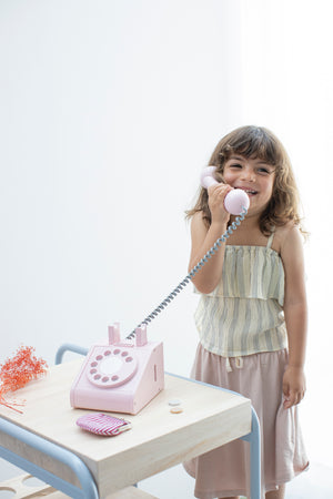 
                
                    Load image into Gallery viewer, kiko &amp;amp; gg Retro Telephone | Pink
                
            