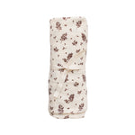 Meadow Print Muslin Swaddle Blanket by Main Sauvage