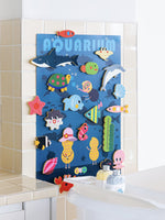 Creative Play Bath Stickers & Poster Set | Aquarium