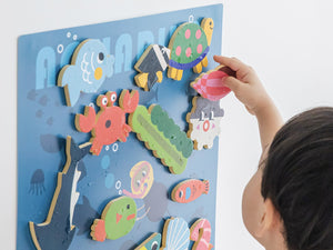 
                
                    Load image into Gallery viewer, Creative Play Bath Stickers &amp;amp; Poster Set | Aquarium
                
            