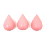 Set of 3 Raindrops Hooks in Coral Pink by Rose in April