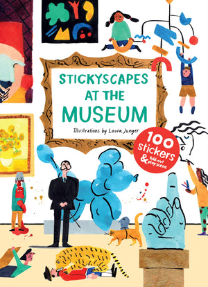 Stickyscapes at the Museum - Sticker Book with 100 Stickers