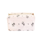 Octopus Printed Wash Bag in Light Pink by Rose in April